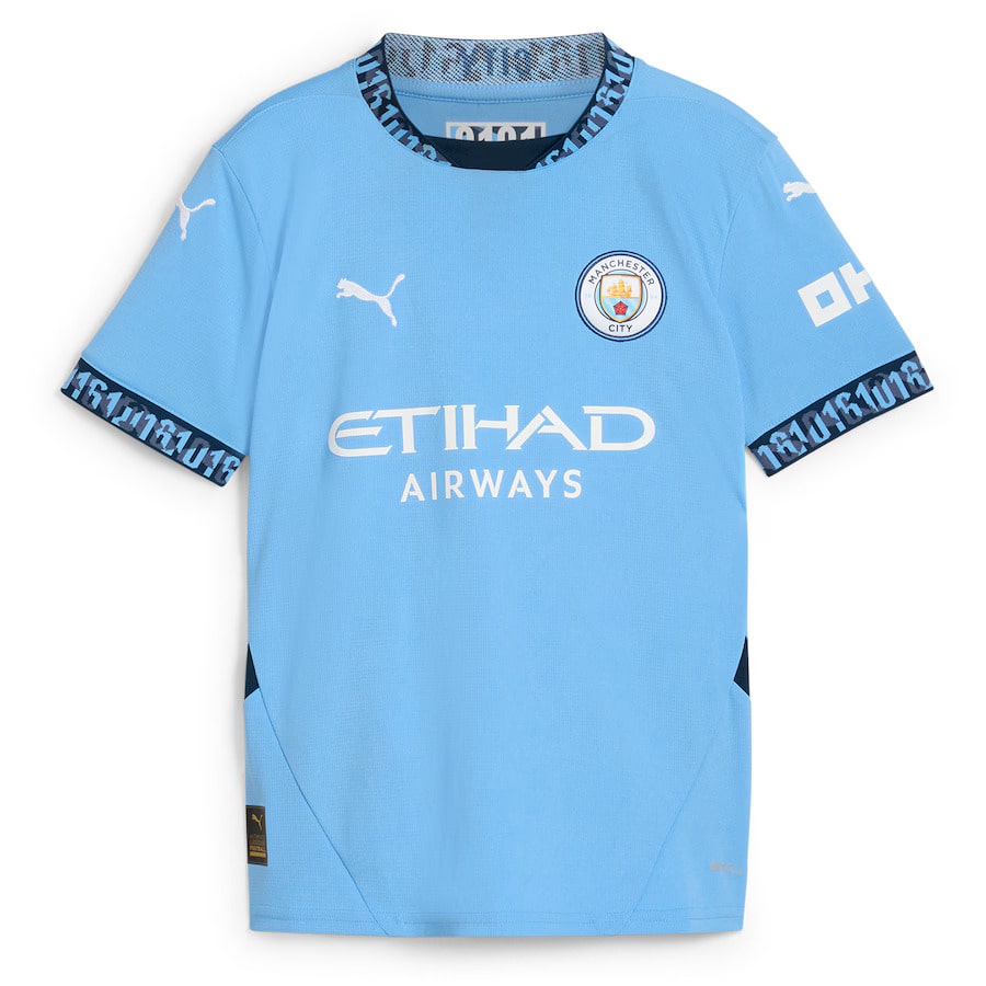Maillot Kit Enfant Manchester City Domicile 2024 2025 De Bruyne – Image 3