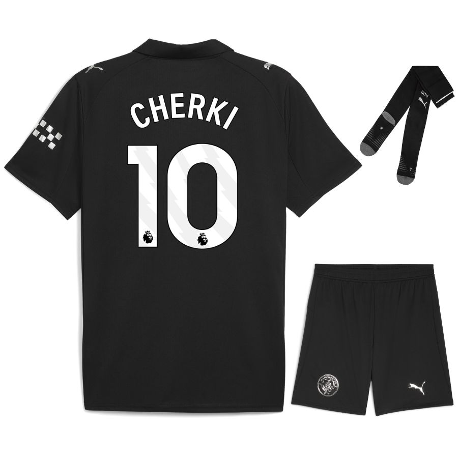 Maillot Kit Enfant Manchester City Exterieur 2025 2026 Cherki