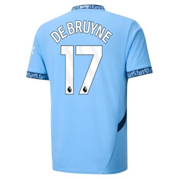 Alternative view of Maillot Manchester City Domicile 2024 2025 De Bruyne