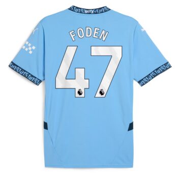 Alternative view of Maillot Kit Enfant Manchester City Domicile 2024 2025 Foden