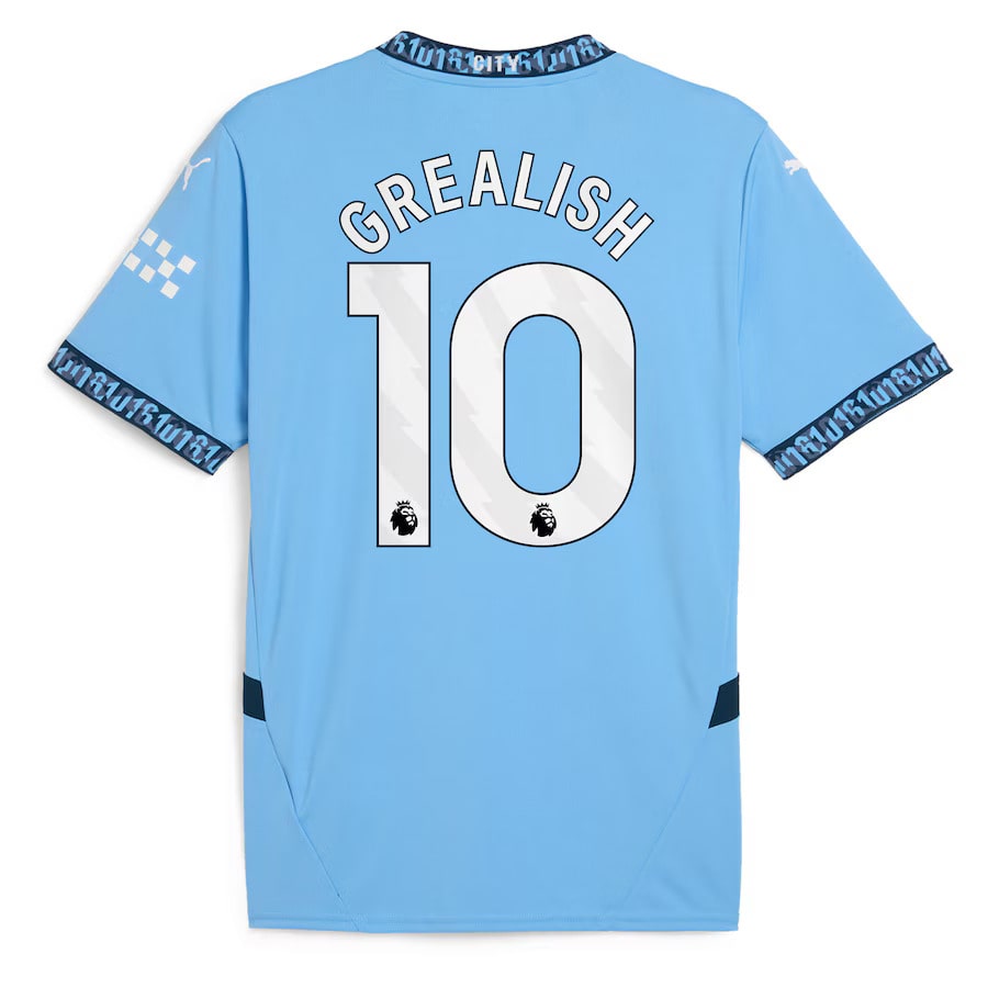 Maillot Kit Enfant Manchester City Domicile 2024 2025 Grealish – Image 2