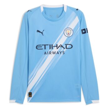 Maillot Manchester City Domicile 2025 2026 Manches Longues