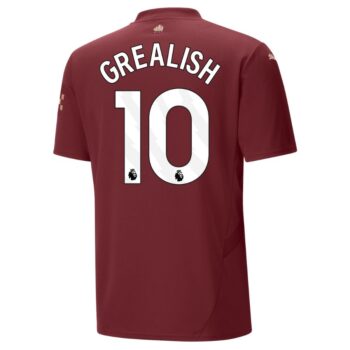 Alternative view of Maillot Manchester City Third 2024 2025 Grealish