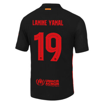 Alternative view of Maillot Match Barca 2024 2025 Exterieur Lamine Yamal