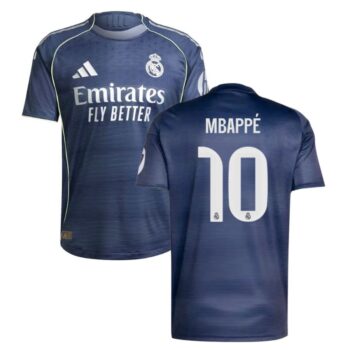 Maillot Real Madrid Exterieur 2025 2026 Mbappe